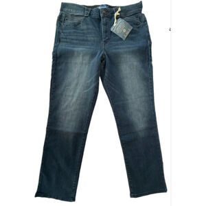 Democracy Absolution Jeans Womens Plus Size 16 Patriot Straight Leg Stretch NWT